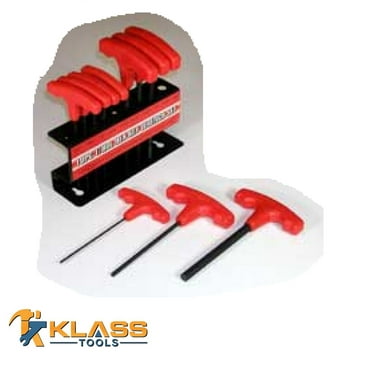 TIN-YAEN Wrenches Spanner 6Pcs Hexwrench Allen Key T Allen Wrench CRV Hardware Tool Kits 